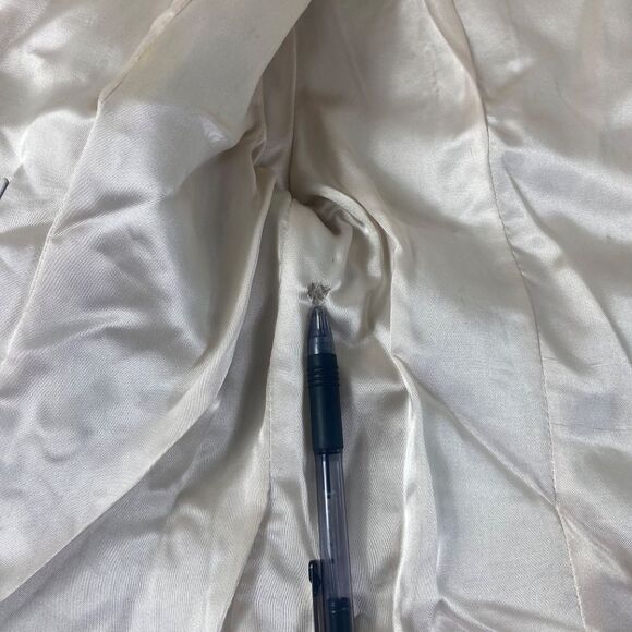 Kamal Quaility Furs natural Blond cream M short jacket zip - Picture 9 of 13